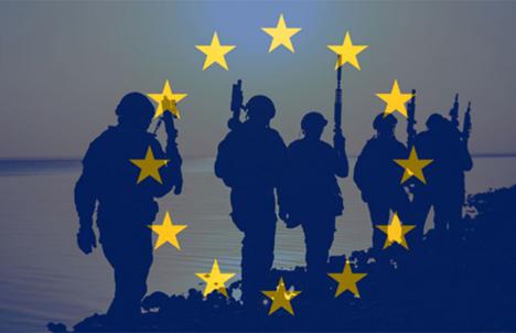 ¿Quién se beneficia principalmente de la militarización de Europa?