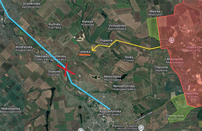 Mientras la OTAN ucraniana quema sus reservas para detener la ofensiva rusa, éstos entran a la ciudad de Konstantínovka desde el este. Análisis