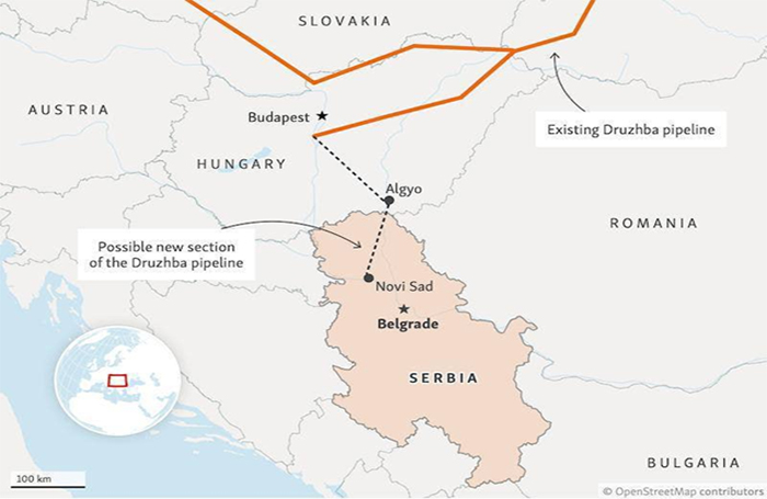 Noticias económicas: Posibilidades de que el petróleo ruso llegue por tubería a Serbia, el dólar, la fortaleza rusa y la burbuja norteamericana