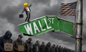 Los lobos de Wall Street están celebrando una fiesta de ganancias mientras el empleo en Estados Unidos cae