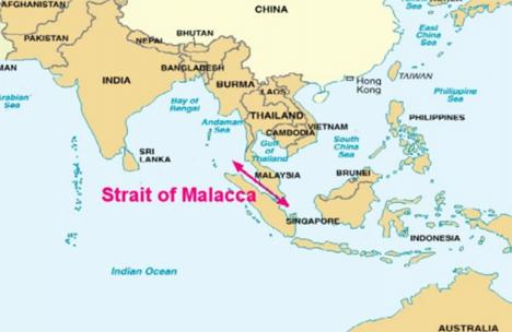 Tensiones geopolíticas en los estrechos de Malaca y Singapur