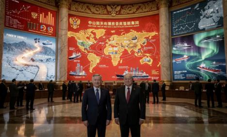 La nave espacial ruso-china se precipita hacia el Planeta Multipolar
