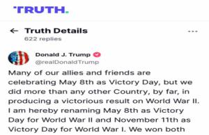 La grotesca mentira de Donald Trump sobre el papel de Estados Unidos en el teatro europeo de operaciones de la Segunda Guerra Mundial