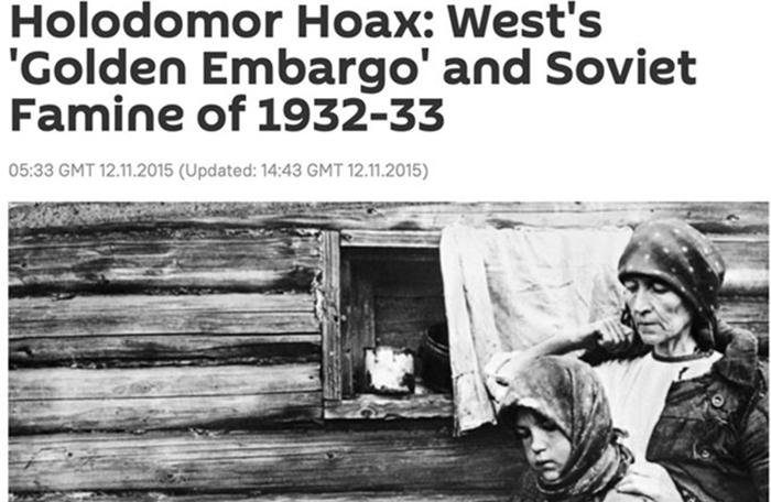 El mito del Holodomor