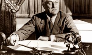La oposición estadounidense a la guerra de Roosevelt