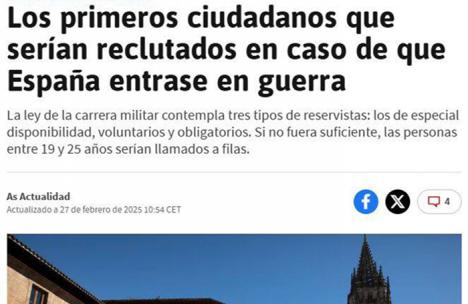 La prensa española ya va calentando motores para convencernos de que hay que ir a la guerra de la oligarquía contra Rusia. Análisis
