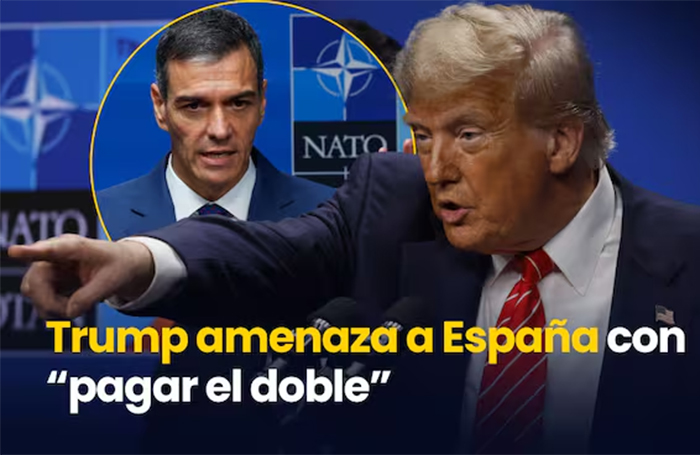 A cuenta del 5% PIB para la OTAN, Trump amenaza a España con represalias comerciales: ¿Buscan derrocar a Sánchez?