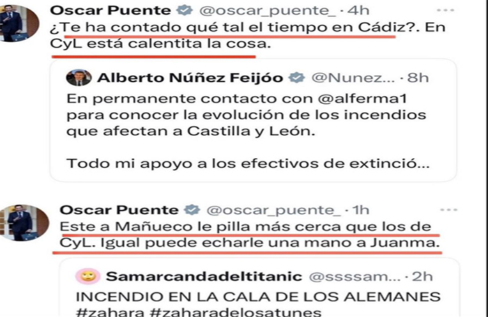 El miserable ministro español de Transporte se ríe de los muertos y de los campos calcinados en incendios en España… y no tiene la decencia de dimitir