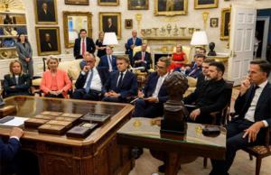 La Casa Blanca parecía un entierro: Trump acogió a sus acobardados vasallos por partes, después llamó a Putin y… esto fue todo. Análisis