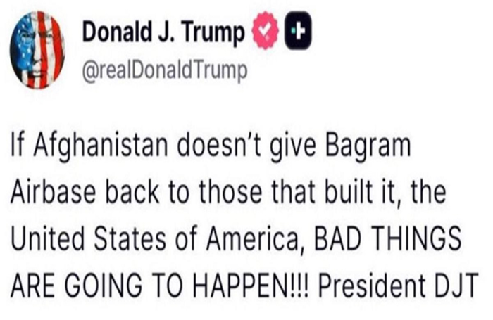 El gobierno afgano manda al carajo a Trump: el yanqui pretende volver a ocupar una base que construyó la URSS. Análisis