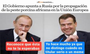 Peste porcina: Tras el ridículo del Gobierno señalando a Rusia y a un bocadillo de mortadela, resulta que el origen está en un laboratorio