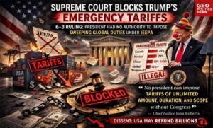 El Tribunal Supremo de EE. UU. anuló los aranceles de Trump