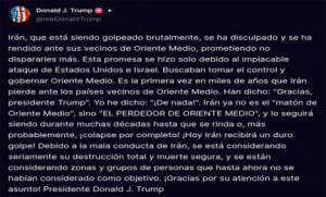 El demente amigo de Epstein sigue con sus fanfarronadas que solo esconden un plan de asesinato en masa de iraníes… Pero Irán resiste. Análisis