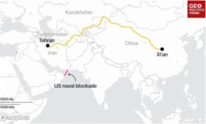 El corredor ferroviario de China a Irán burla el bloqueo naval de Trump. Irán sigue llevando la iniciativa