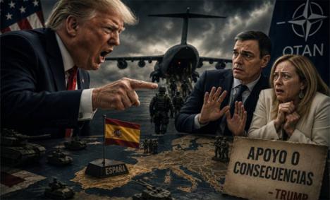 Trump vuelve a amenazar a España… con lo sencillo que es que el yanqui se vaya y no vuelva nunca