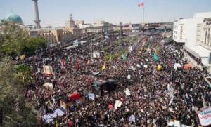 Millones homenajean a Jamenei en Irak y en su funeral final. Mientras, siguen los choques armados con los anglosionistas