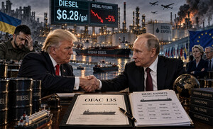 La situación del mercado energético obliga a Trump a ceder y comprarle millones de toneladas de diésel a Rusia. Análisis