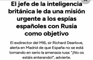 El Estado español sigue llevando a su población hacia la guerra, con provocaciones interminables hacia Rusia y otras vergüenzas patrias