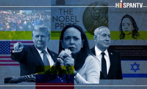 Premio Nobel de la “Guerra”: Machado galardonada por abogar por un ataque EEUU-Israel contra Venezuela