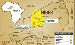 El mineral nuclear en el centro de la disputa de Francia con Níger