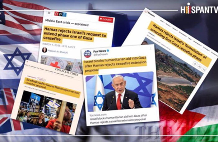 ¿Cómo los medios occidentales ‘fabrican el consentimiento’ para el genocidio en Gaza?