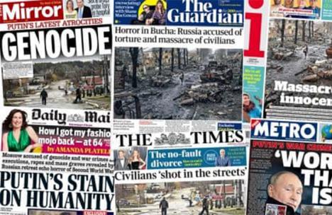 Tres años después de la masacre de Bucha… una atrocidad de falsa bandera para prolongar una guerra criminal. Sobre el misil en Krivói Rog